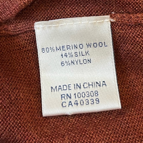 Peter Millar Wool Silk Suede Trim 1/4 Zip Sweater - M - Picture 8 of 9